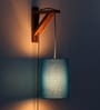 Emmett Blue Fabric Wall Sconces