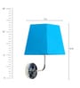 Caracas Fabric Wall Light (Blue)