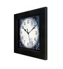Modern Blue Fiber Square Wall Clock