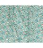 Blue Floral 120 TC 100% Cotton Single Bed Sized Bed Sheets With 1 Pillow Cover