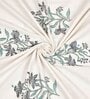 Blue Floral 144 TC Cotton King Bedsheet and 2 Pillow Cover