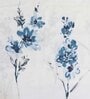 Blue Floral 180 TC Cotton Queen Sized Bed Sheets with 2 Pillow Covers