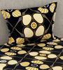Blue Floral 180 TC Microfiber Single Bedsheet With 1 Pillow Cover