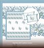 Blue Floral 200 TC Cotton Double Bedsheet with 2 Pillow Covers