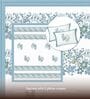 Blue Floral 200 TC Cotton King Sized Bedsheet with 2 Pillow Covers