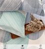 Blue Floral 200 TC Cotton Single Bedsheet with 1 Pillow Cover