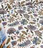 Blue Floral 210 TC Cotton 4 Pieces Bedding Gift Set