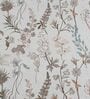 Off White Floral 210TC 100% Cotton Printed Flat Super King Bedsheet With 2 Pillow Covers
