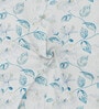 Blue Floral 300 TC 100% Cotton Double Bedsheet With 2 Pillow Covers Amorous Collection