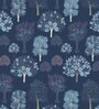 Blue Floral 300 TC 100% Cotton Single Bed Sized Bed Sheets With 1 Pillow Cover