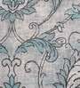 Blue Floral 400 TC 100% Cotton King Sized Bed Sheets with 2 Pillow Covers