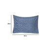 Blue Floral 400 TC 20X30 Inches Pillow Sham (Set of 2) Grandeur Collection