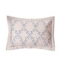Blue Floral 400 TC 20X30 Inches Pillow Sham (Set of 2) Grandeur Collection