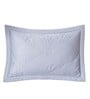 Blue Floral 400 TC 20X30 Inches Pillow Sham (Set of 2) Grandeur Collection