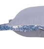 Blue Floral 400 TC 24X24 Inches Pillow Covers (Set of 2) Grandeur Collection