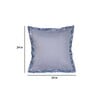 Blue Floral 400 TC 24X24 Inches Pillow Covers (Set of 2) Grandeur Collection