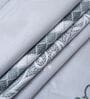 Blue Floral 400 TC Super King Size Bedsheet with 2 Pillow Covers Luxury Series Collection