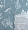 Blue Floral 400 TC Cotton Super King Bedsheet with 2 Pillow Covers Luxury Series Collection