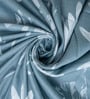 Blue Floral 400 TC Cotton Super King Bedsheet with 2 Pillow Covers Luxury Series Collection