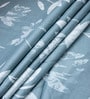 Blue Floral 400 TC Cotton Super King Bedsheet with 2 Pillow Covers Luxury Series Collection