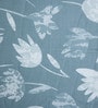 Blue Floral 400 TC Cotton Super King Bedsheet with 2 Pillow Covers Luxury Series Collection