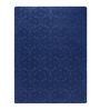 Blue Floral Microfibre 5 ft x 7 ft Hand Tufted Carpet