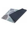 Blue Polyester 21 x 55 Inches Hand Tufted Floor Runner