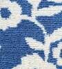 Blue Floral Polyester 24x16 Inches AntiSkid Bath Mat