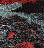 Blue Floral Polypropylene 5 ft x 2.5 ft Machine Made Runner