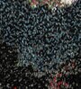 Blue Floral Polypropylene 5 ft x 2 ft Machine Made Runner