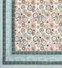 Blue Fog Upvan King 144 TC Cotton Bedsheet