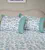 Blue Fruit Print 200 TC Cotton Double Bed Sheet with 2 Pillow Covers Sensory Bloom Collection