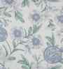 Blue Fruit Print 200 TC Cotton Single Bed Sheet with 1 Pillow Cover Sensory Bloom Collection