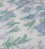 Blue Fruit Print 200 TC Cotton Single Bed Sheet with 1 Pillow Cover Sensory Bloom Collection
