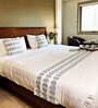 Blue Geometric 100% Cotton 96 x 18 Inches Bed Runner