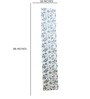 Blue Floral 100% Cotton 96 x 18 Inches Bed Runner