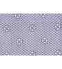 Blue Geometric 144 TC Cotton Queen Sized Bedsheet Bedsheet 2 Pillow Prime Collection