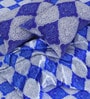 Blue Traditional 144 TC Glace Cotton Queen Sized Double Bedsheet with 2 Pillow Covers Blue Traditional 144 TC Glace Cotton Queen Sized Double Bedsheet with 2 Pillow Covers