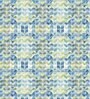 Blue Abstract 150 TC Cotton Queen Sized Bed Sheets with 2 Pillow Covers