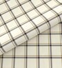 Yellow Checkered 160 TC Cotton King Sized Bed Sheets with 2 Pillow Covers