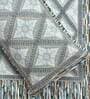Blue Checkered 210 TC Cotton King Sized Bed Sheets with 2 Pillow Covers