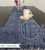 Vivid  (72x13) Blue Cotton Table Runner