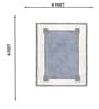 Blue Geometric Hand Tufted 6 Ft X 4 Ft  Dhurrie