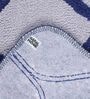 Blue Abstract Microfibre 20x14 Inches AntiSkid Bath Mats (Set of 2)