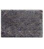 Blue Solid Microfibre 23x15 Inches AntiSkid Bath Mat