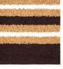 Chocolate Geometric Microfibre 23x15 Inches AntiSkid Bath Mat