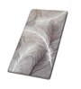 Grey Abstract Microfibre 30x18 Inches Anti Skid Door Mat