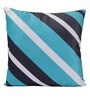 Blue Velvet Geometric 16x16 inches Cushion Cover (5Pc)