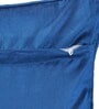 Blue Polyester Geometric 16x16 inches Cushion Cover (5Pc)