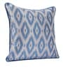 Blue Polyester Geometric 16x16 inches Cushion Cover (5Pc)